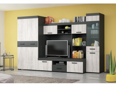 Секция Мадейра (антрацит/дъб бланко)